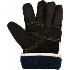 VOREL Manusi de protectie din piele/bumbac, marime..